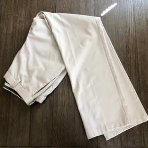 Men's Tan Comfort Dress Pants Size 34x34